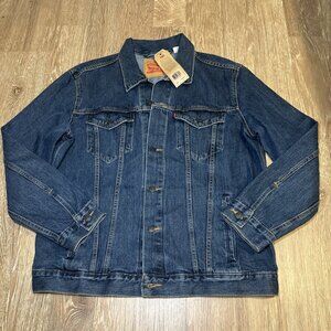 Levi Men's Trucker Denim Jacket Size XL blue NWT